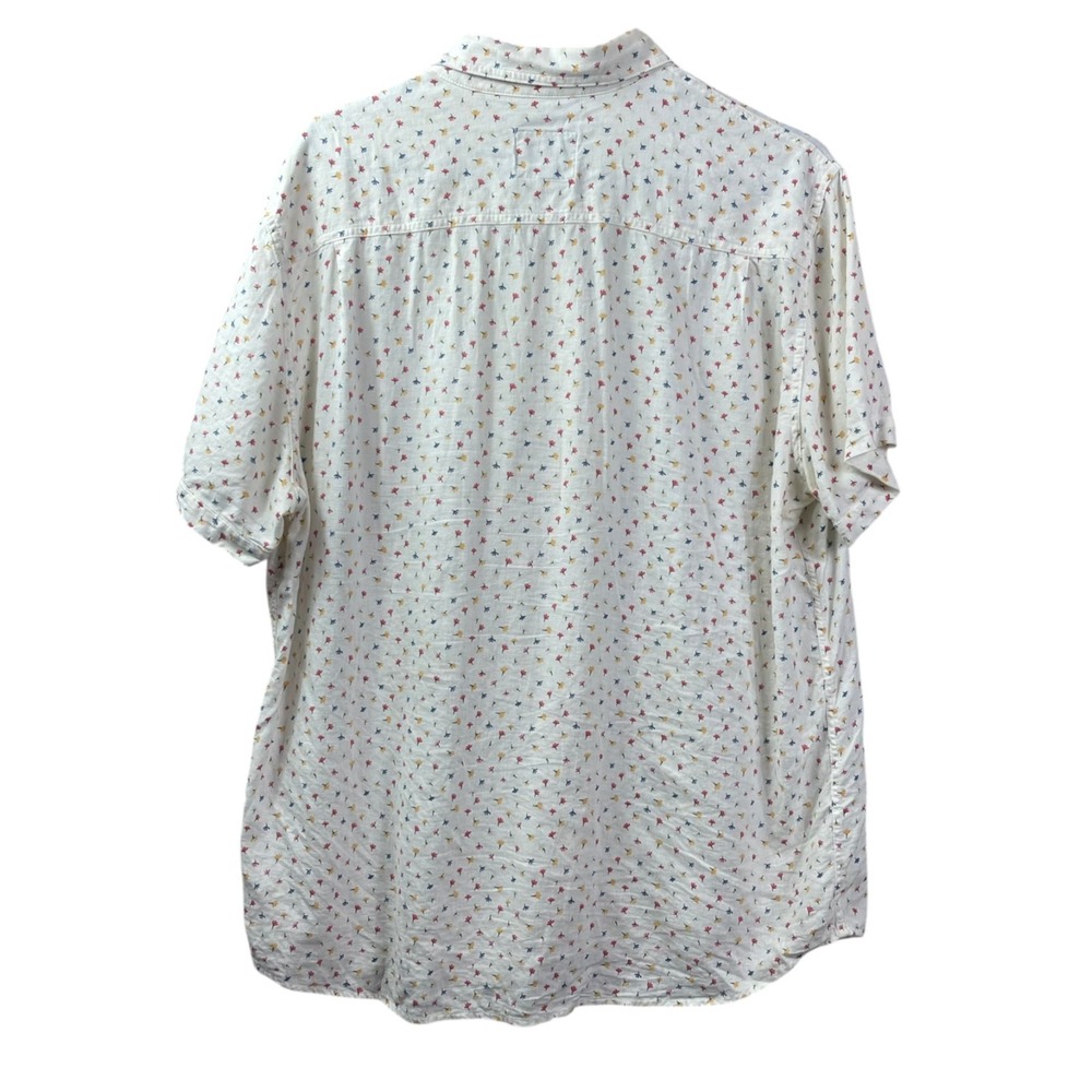 Rails Carson Daisy Chain Linen Floral Shirt Mens XL Button Front - Picture 2 of 7